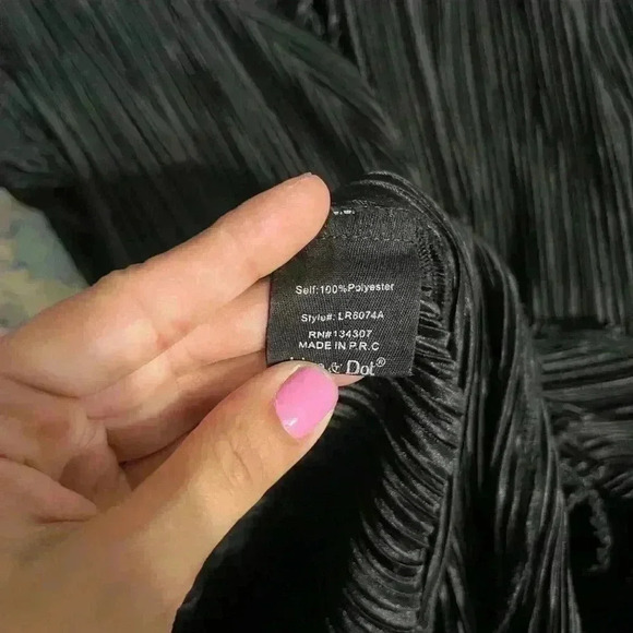 Revolve line + dot sophora black jumpsuit small - Picture 6 of 6